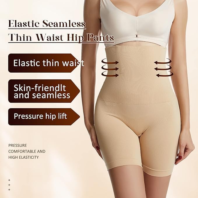 Half Body Waist Control Body Shaper for Women Shapewear with Thigh Slimmers