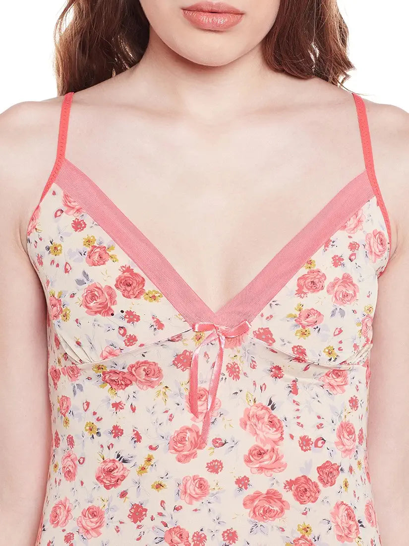 Women Chemise Nightgown Baby Doll Bridal Nightwear 2 Pcs