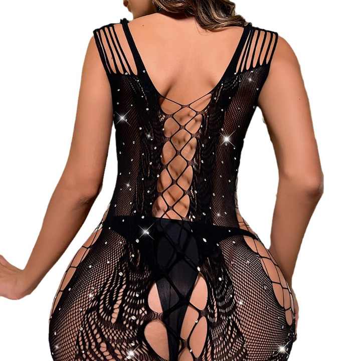 Crystal Stone Bodystocking. No-2099