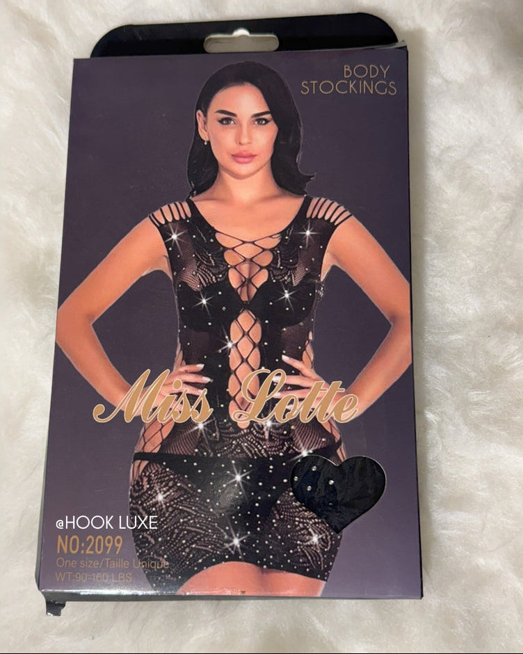 Crystal Stone Bodystocking. No-2099